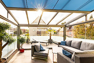 Ganzglas-Schiebetüren