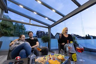 LEDs, Heizstrahler und Zubehör für Terrassendächer