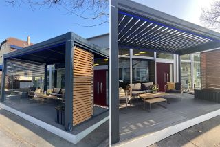 Lamellendach-Neuheit in unserer Outdoor-Ausstellung